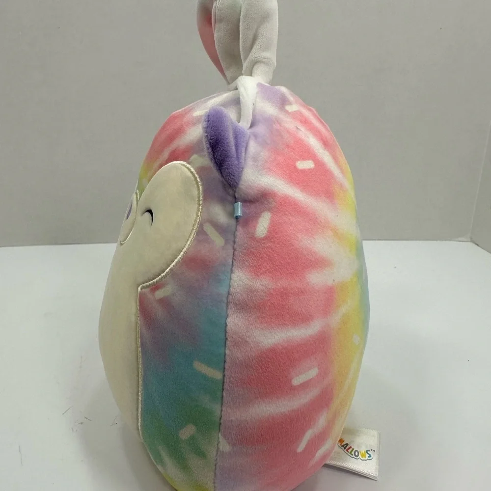 Squismallow Colorful Tie-Dye Plush Toy size 18”pre owned Exellent condition